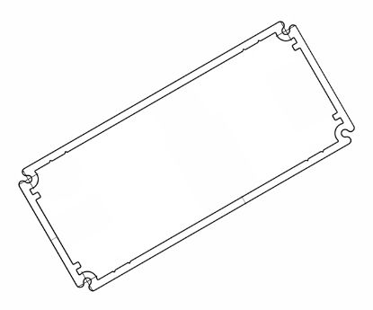 Picture of ALUMINIUM PROFILE BLACK ANOD. 109x48x3000mm