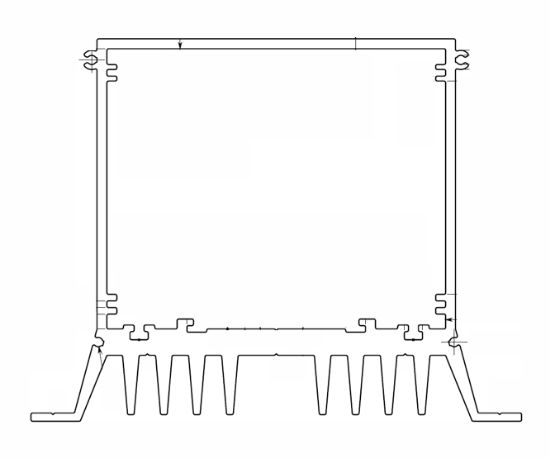 Picture of ALUMINIUM PROFILE MILL FINISH 149x116x200mm