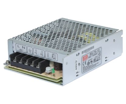 Picture of POWER SUPPLY ENCL. I=220VAC O=12V 6A 75W