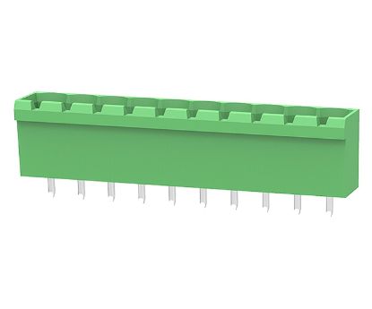 Picture of HEADER STRAIGHT PCB-MNT 10-PIN CLOSED P=5.08