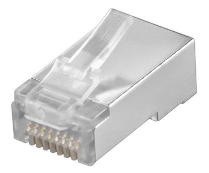 Picture of 8W SHIELDED RJ45 FEEDTHROUGH PLUG CAT5e/6 1.0mm 24-26AWG