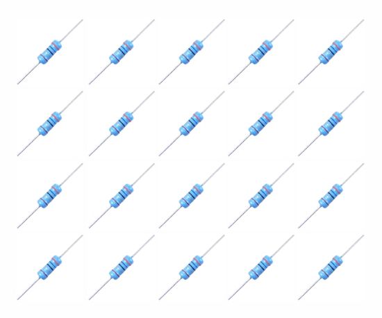 Picture of RESISTOR 1W RND M/F 1% 470E - 1K/BAG