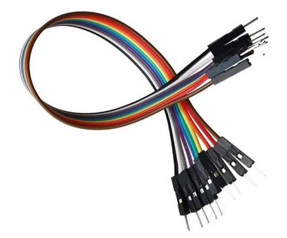 Picture of 10-PCS 100mm JUMPER LEAD SET PIN-PIN DIFFERENT COLOURS