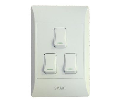 Picture of 3 LEVER 1 WAY LIGHT SWITCH