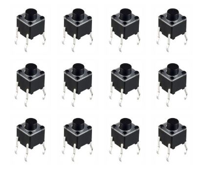 Picture of PCB TACTILE SWITCH 6x6 H=5.0 - 1K/BAG