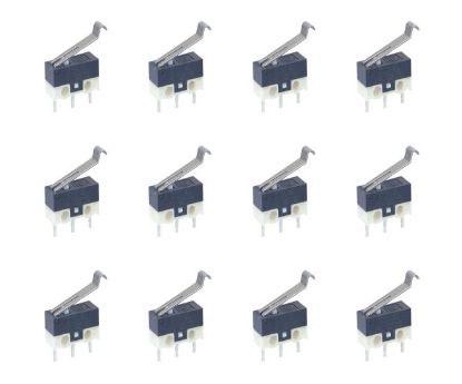 Picture of SUB-MINI MICRO LIMIT SWITCH SPDT ARCH=15 PCB - 1K/BAG