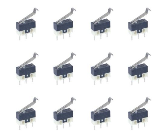 Picture of SUB-MINI MICRO LIMIT SWITCH SPDT ARCH=15 PCB - 1K/BAG