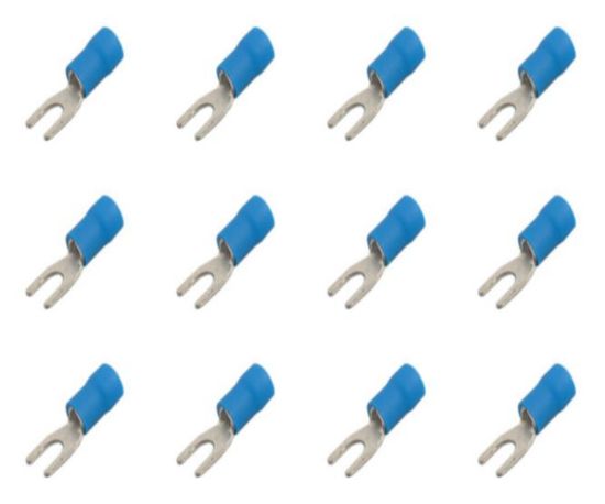 Picture of TERMINAL PRE-INS FORK BLUE 3.7mm 1K/BAG