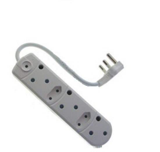 Picture of MULTIPLUG MAINS ADAP 3X3 2X2 5A 0.5M LEAD