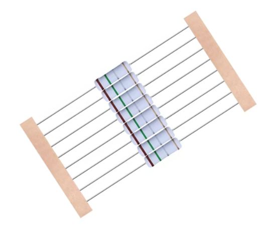Picture of RESISTOR 2W ROUND M/O 5% 1K5 - 1K/BOX