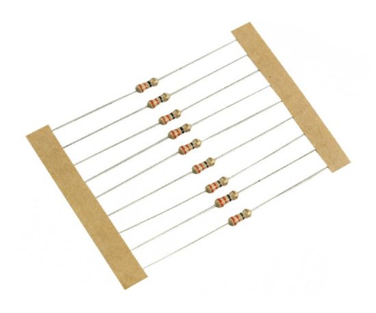 Picture of RESISTOR 1/4W ROUND C/F 5%  18E