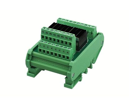 Picture of 8-CH RELAY 24V DIN RAIL MOUNT INTERFACE 8x24V