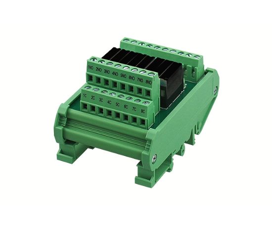 Picture of 8-CH RELAY 24V DIN RAIL MOUNT INTERFACE 8x24V