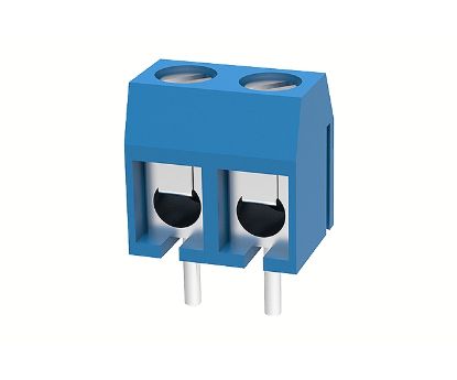 Picture of TERMINAL BLOCK N/C PCB 2W P=5.00 STR BLUE