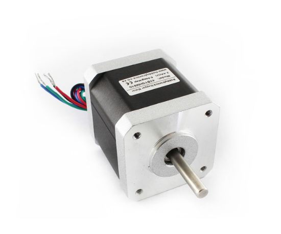 Picture of STEPPER MOTOR NEMA-17 42x42 0.9-DEG 2.4V 2.4A