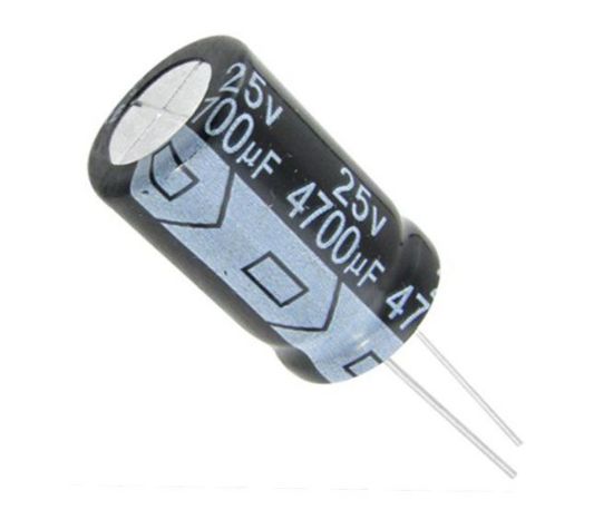 Picture of ELECTROLYTIC CAPACITOR RADIAL 4700uF 25V ST 16x32 P=7.5