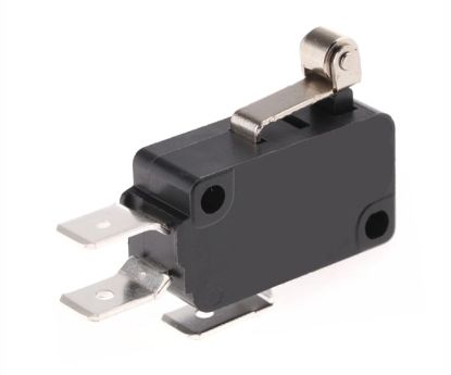 Picture of MICRO LIMIT SWITCH 3 PIN SHORT ROLLER LEVER