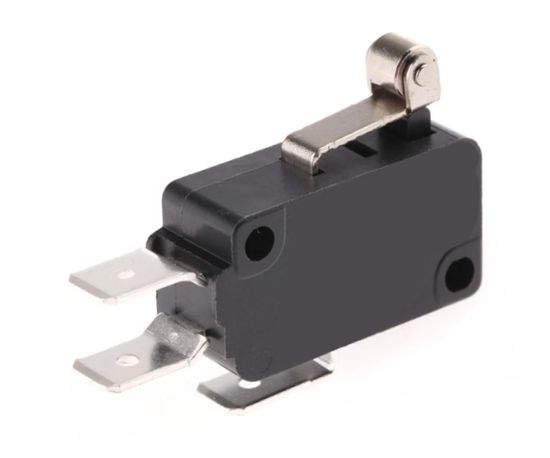 Picture of MICRO LIMIT SWITCH 3 PIN SHORT ROLLER LEVER