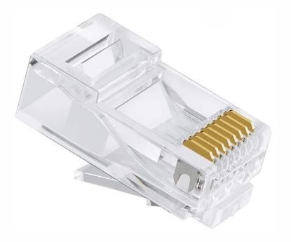 Picture of MODULAR PLUG RJ45 CAT5 SOLID ROUND CABLE - DEBULK