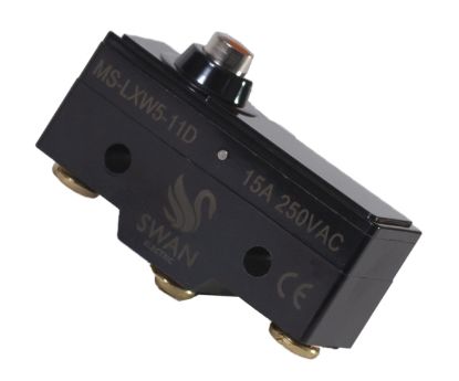 Picture of TRAVEL LIMIT MICRO SWITCH SPDT 15A SHORT SPRING PLUNGER
