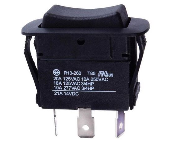 Picture of 3-POS ROCKER SWITCH DPDT 10A ON-OFF-ON 36x21mm