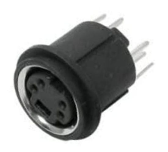 Picture of SOCKET MINI-DIN 4-WAY PCB STR