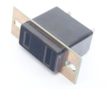 Picture of SOCKET AC FLAT 2W 125V 15A ON METAL PLATE