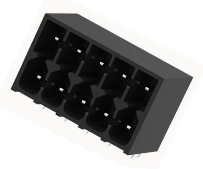 Picture of TERMINAL BLOCK  PLUG-IN R/A 2 ROW 10W 3.5 CLOSED