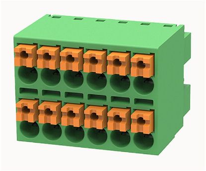 Picture of TERMINAL BLOCK 10W 2 ROW 3.5 PLUG-IN