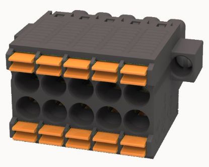 Picture of TERMINAL BLOCK 10W 2 ROW P/M 3.5 PLUG-IN