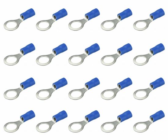 Picture of TERMINAL PRE-INS RING LUG BL R=10.5mm 1K/BAG
