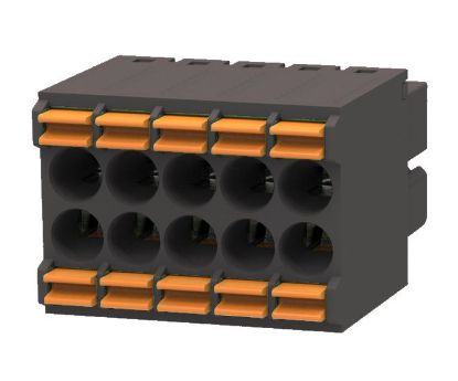 Picture of TERMINAL BLOCK 10W 2 ROW 3.5 PLUG-IN