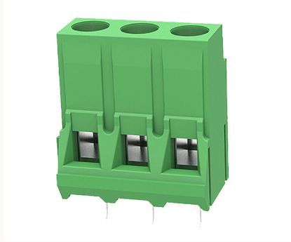 Picture of TERMINAL R/C 3W PITCH=6.35mm GREEN