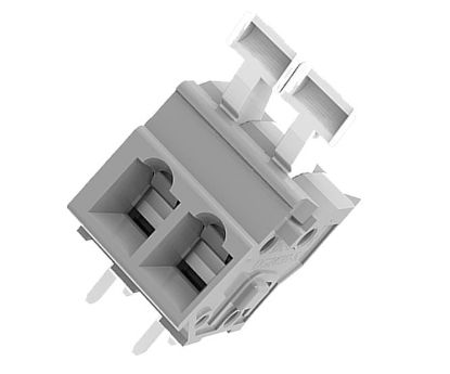 Picture of SPRING TERMINAL BLOCK 2W P=5.00 GREY