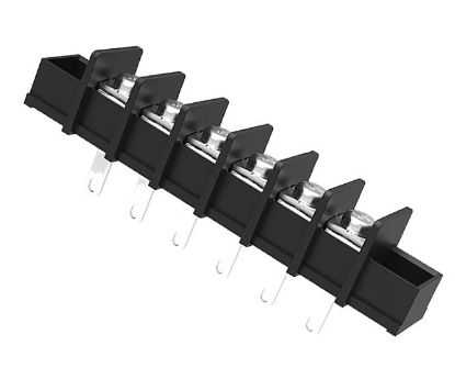 Picture of BARRIER TERMINAL BLOCK 6W P=11 SOLDER PINS