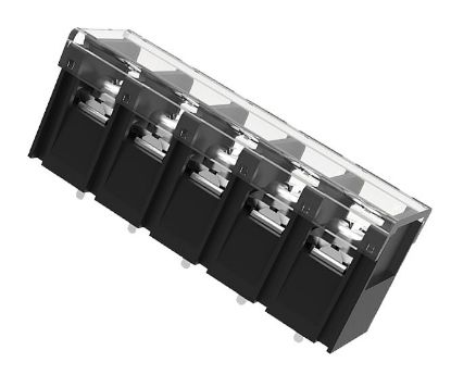 Picture of BARRIER TERMINAL BLOCK 5W P=9.5mm PCB STR W/COVER
