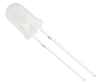 Picture of LED 5mm DUAL COLOUR FR-RED+YEL RND 2-P  50D