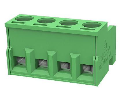 Picture of PLUGGABLE TERMINAL BLOCK 4W P=5.0 GREEN