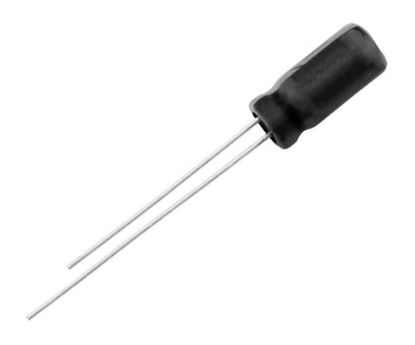 Picture of ELECTROLYTIC CAPACITOR RADIAL 0.47uF 50V MN HT 5x11mm