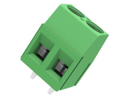 Picture of SCREW TERMINAL BLOCK GREEN PCB 2W 300V 16A P=5.08