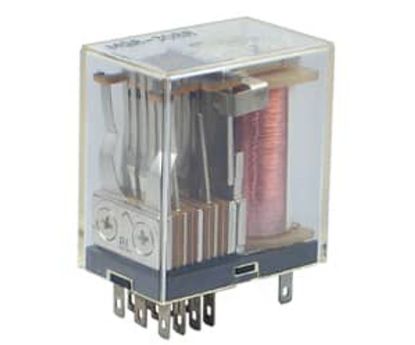 Picture of RELAY QPDT 1A 24VDC RECTANGLE 14P