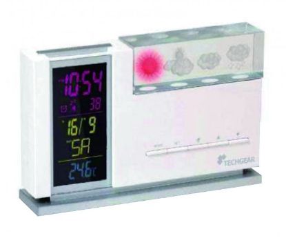 Picture of CRYSTAL ALARM CLOCK AND WEATHER STATION 5V / 3xAAA