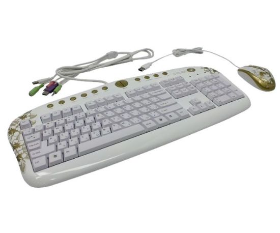 Picture of CORDED KEYBOARD AND MOUSE DESKTOP SET