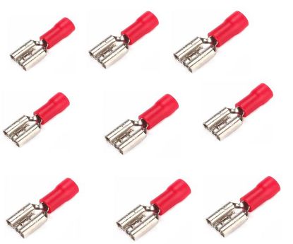 Picture of TERMINAL PRE-INSULATED RED 4.8mm FEM - 100P/BAG