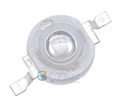 Picture of UV-A / PURPLE LED 3W 3.4V 650mA 395-405nm 140-DEG