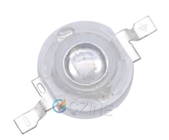 Picture of UV-A / PURPLE LED 3W 3.4V 650mA 395-405nm 140-DEG