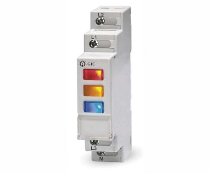 Picture of 3PH INDICATOR 240V AC DIN MOUNT GREEN