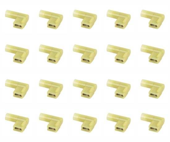 Picture of FLAG FEMALE CRIMP TERMINAL 4-6mm2 6.35mm YL - 250P/BAG