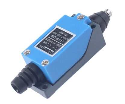 Picture of LIMIT SWITCH DPST NO+NC 5A 250VAC WITH BUTTON PLUNGER 56x21