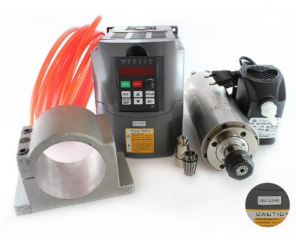 Picture of 2.2KW WATER COOLED SPINDLE KIT W/COLLET SET